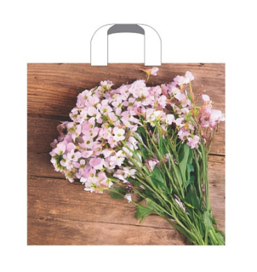 Пакет ПЭ с петлевой ручкой 38x34+3см (70) (Мгновение), ПТЛ69162