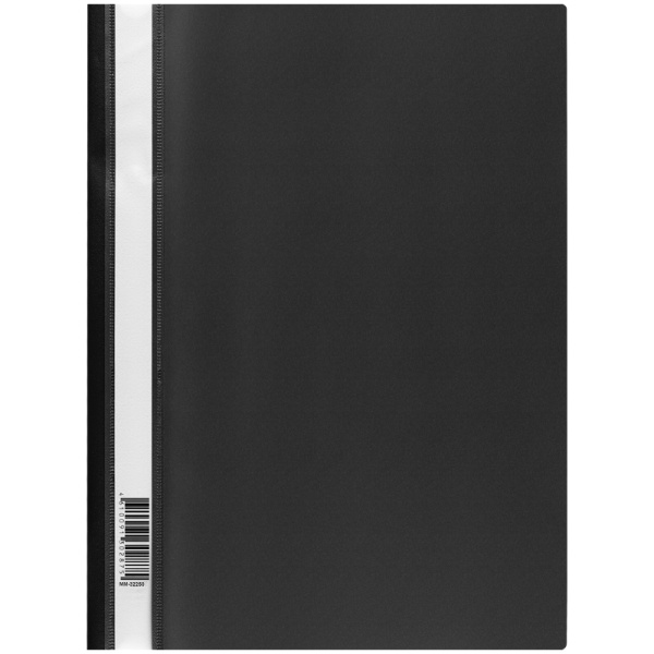 Папка скоросшиватель А4, 'СТАММ', пластик, 160 мкм, черная, ММ-32250