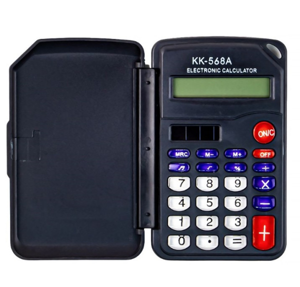 Калькулятор 'ALINGAR', 8 разрядов, 100х56х10 мм, черный, КК-328А;КК-568А AL6349